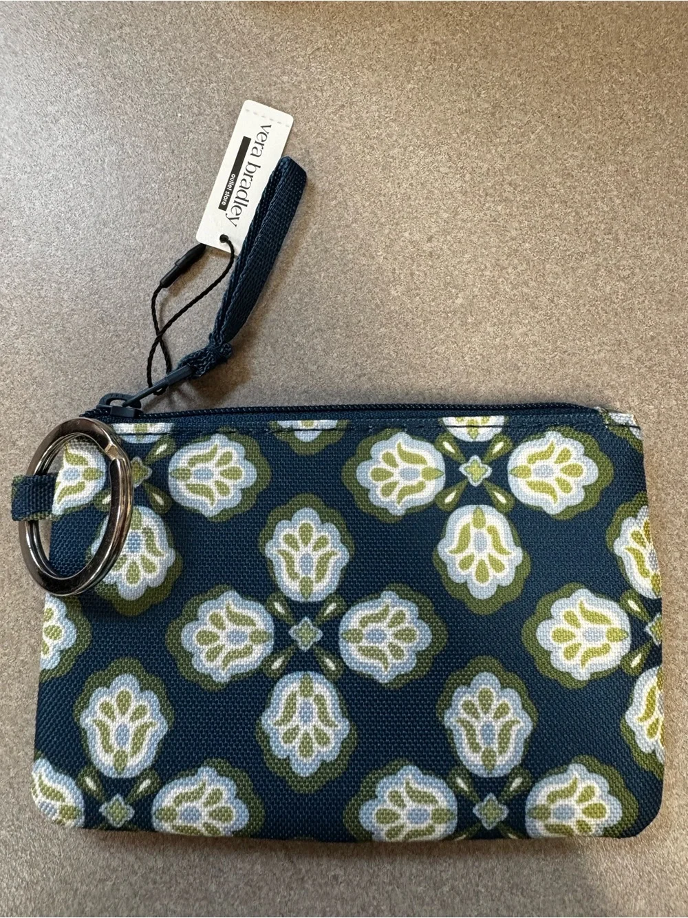 Vera Bradley Outlet Zip ID Case with With Window Maritime Medallion NWT